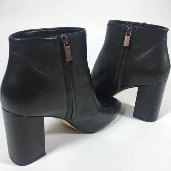 Michael Kors Gloria Leather Ankle Boots - Picture 9 of 11